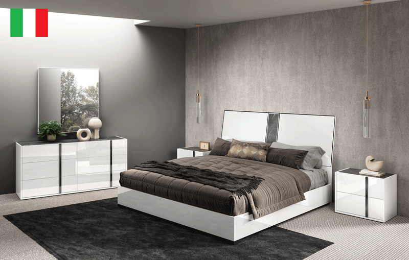 Bianca Marble Bedroom Set - DMV Furniture