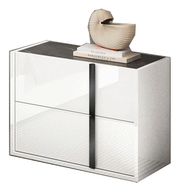 Bianca Marble Nightstand - i38458 - DMV Furniture