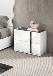 Bianca Marble Nightstand - i38458 - DMV Furniture