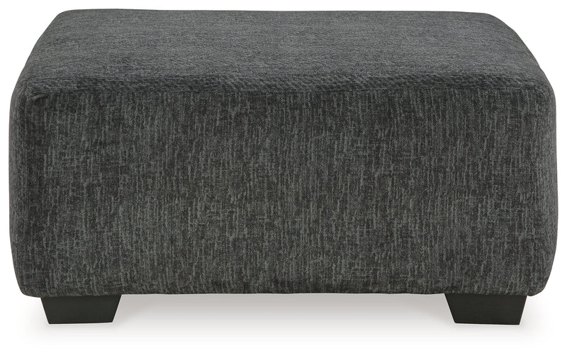 Biddeford 2-Piece Sectional with Ottoman in Shadow - PKG015090