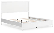 Binterglen California King Panel Bed with Dresser and Nightstand in White - DMV FurnitureBedroom Set