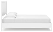 Binterglen California King Panel Bed with Dresser and Nightstand in White - DMV FurnitureBedroom Set