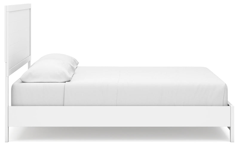 Binterglen California King Panel Bed with Dresser and Nightstand in White - DMV FurnitureBedroom Set