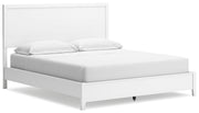 Binterglen California King Panel Bed with Dresser and Nightstand in White - DMV FurnitureBedroom Set