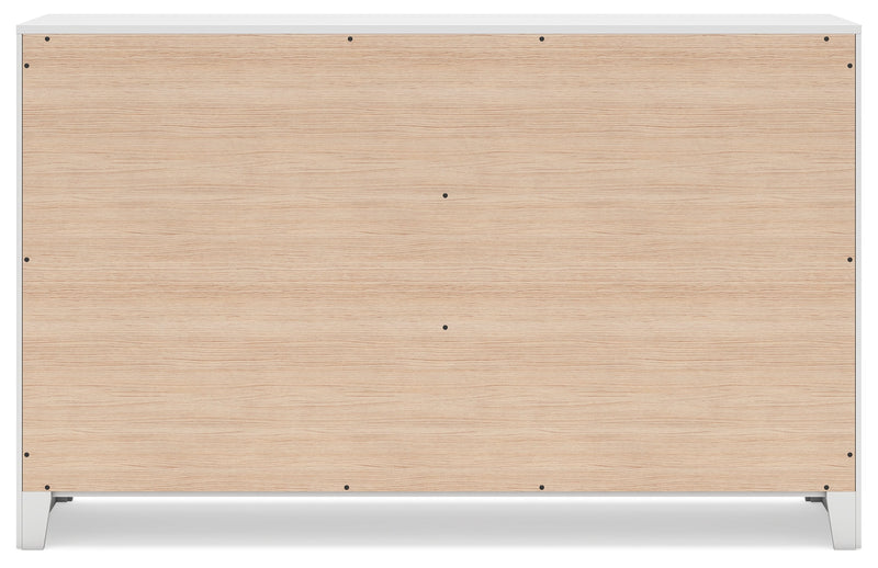 Binterglen Full Panel Bed with Dresser and 2 Nightstands in White - PKG016606