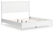 Binterglen King Panel Bed with Dresser and 2 Nightstands in White from Ashley - DMV Furniture