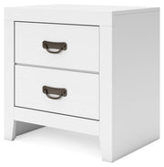 Binterglen King Panel Bed with Dresser and 2 Nightstands in White from Ashley - DMV Furniture