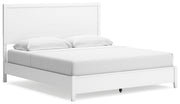 Binterglen King Panel Bed with Dresser and Nightstand in White - DMV FurnitureBedroom Set
