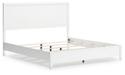 Binterglen King Panel Bed with Dresser and Nightstand in White - DMV FurnitureBedroom Set