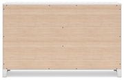 Binterglen Twin Panel Bed with Dresser and 2 Nightstands in White - PKG016597