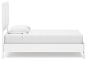 Binterglen Twin Panel Bed with Dresser and Nightstand in White - DMV FurnitureYouth Bedroom Set