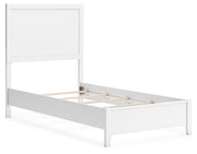 Binterglen Twin Panel Bed with Dresser and Nightstand in White - DMV FurnitureYouth Bedroom Set