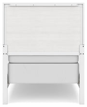 Binterglen Twin Panel Bed with Nightstand in White - PKG016598