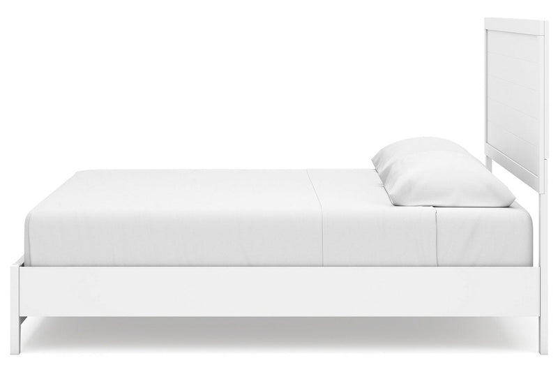 Binterglen White King Panel Bed - DMV FurnitureKing Bed