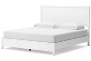Binterglen White King Panel Bed - DMV FurnitureKing Bed