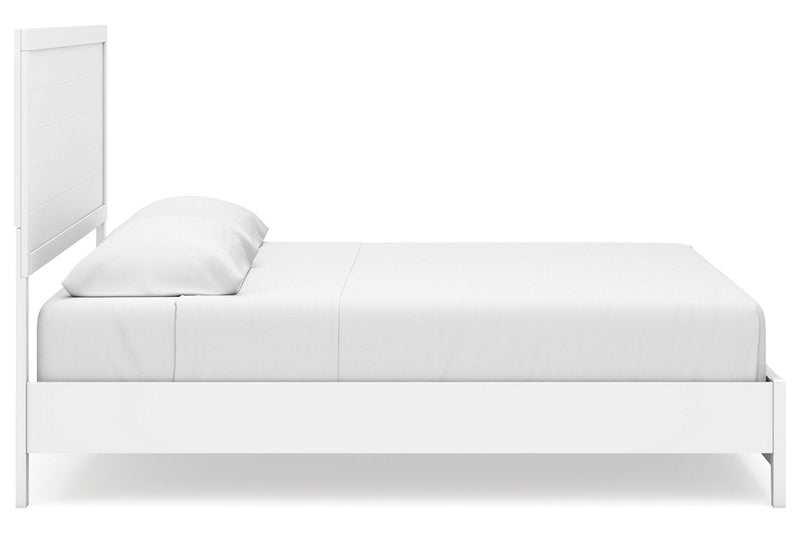Binterglen White King Panel Bed - DMV FurnitureKing Bed