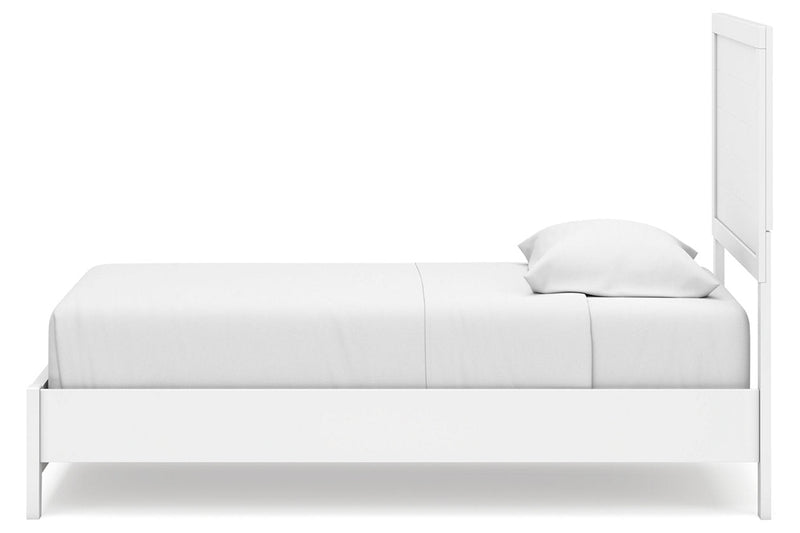 Binterglen White Twin Panel Bed - DMV FurnitureTwin Bed
