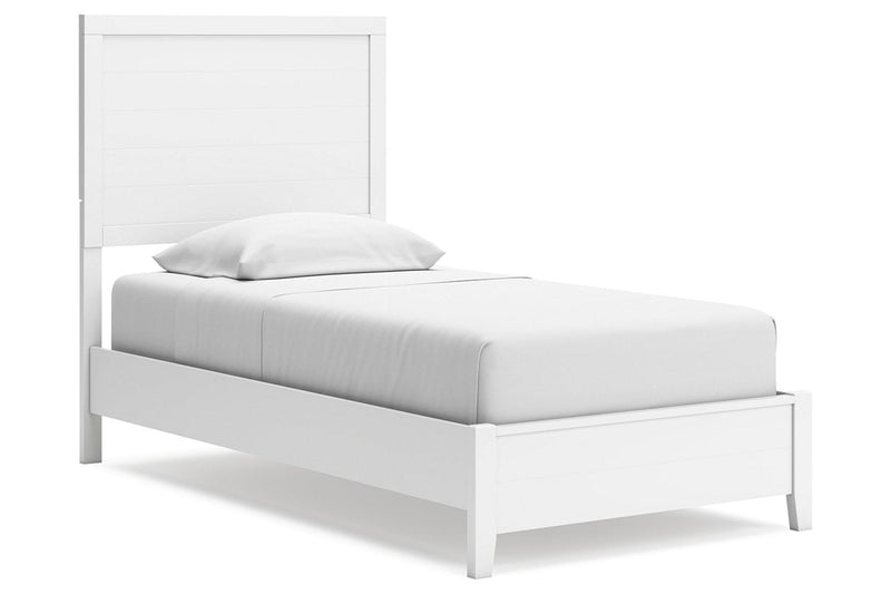 Binterglen White Twin Panel Bed - DMV FurnitureTwin Bed