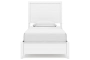 Binterglen White Twin Panel Bed - DMV FurnitureTwin Bed