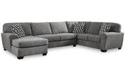 Birkdale Court Gray 3 - Piece Sectional with Chaise - DMV FurnitureSectional