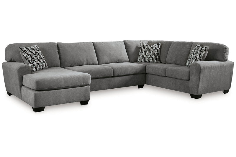 Birkdale Court Gray 3 - Piece Sectional with Chaise - DMV FurnitureSectional
