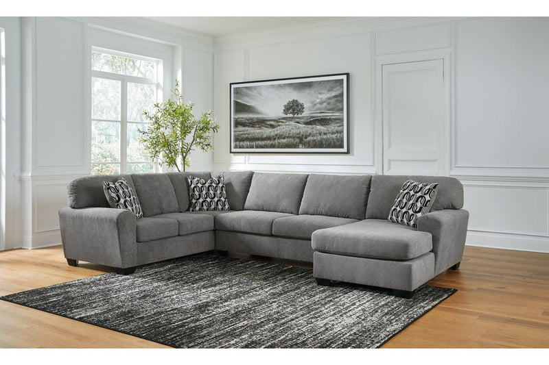 Birkdale Court Gray 3 - Piece Sectional with Chaise - DMV FurnitureSectional