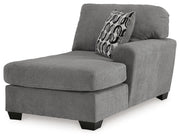 Birkdale Court Gray Right-Arm Facing Corner Chaise - 3240217