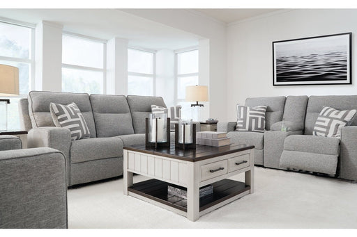 Biscoe Pewter Power Reclining Living Room Set - DMV FurniturePower Reclining Living Room Set