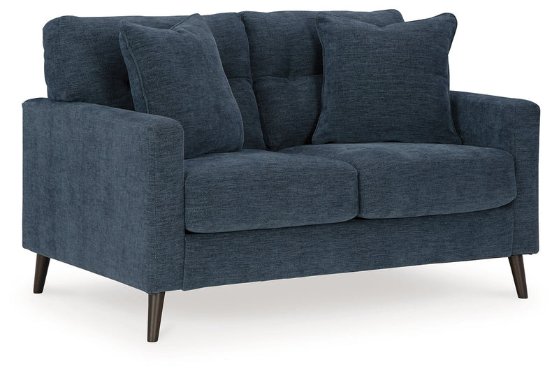 Bixler Navy Loveseat - 2610635