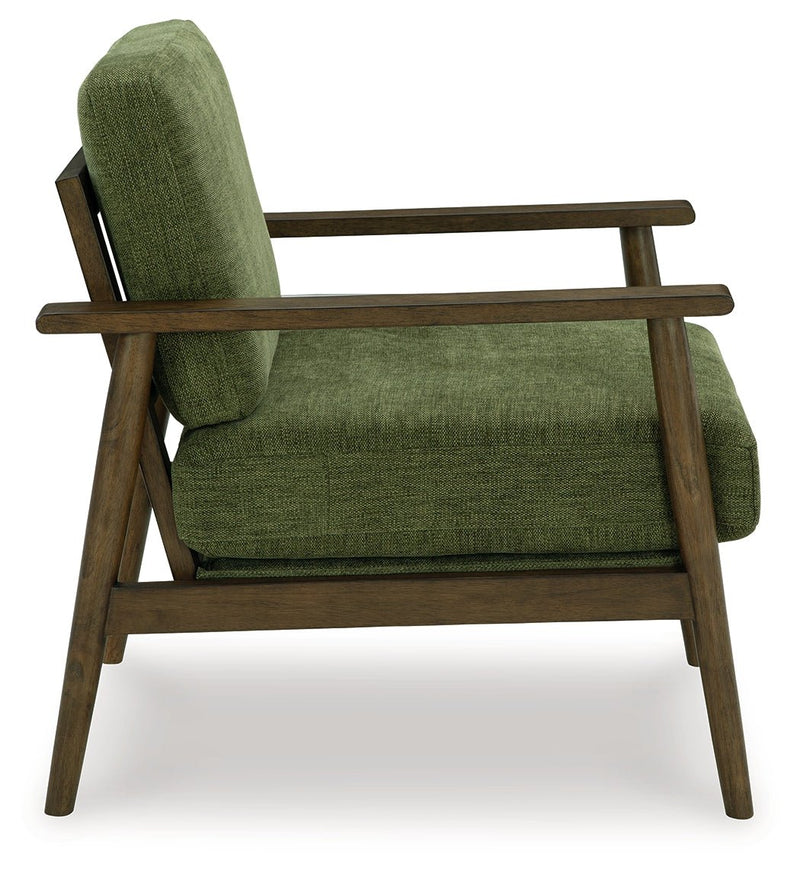 Bixler Olive Showood Accent Chair - 2610760