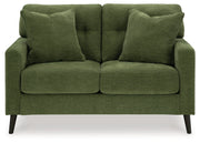 Bixler Sofa, Loveseat and Chair in Olive - PKG016465