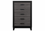 Lisbon Grey And Black Chest - LISBON-GREY/BLACK-CH