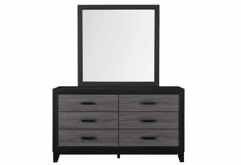 Lisbon Grey And Black Dresser - LISBON-GREY/BLACK-DR