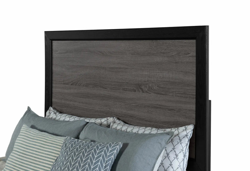 Lisbon Grey/Black King Bed Group - LISBON-GREY/BLACK-KBG