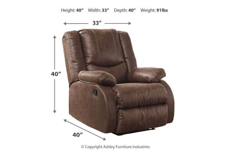 Bladewood Coffee Recliner - DMV FurnitureRecliner