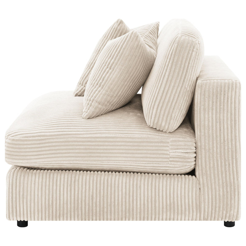 Blaine Upholstered Armless Chair Sand - 509897