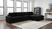 Blaine Upholstered Reversible Chaise Sectional Sofa Black - 509889-SET