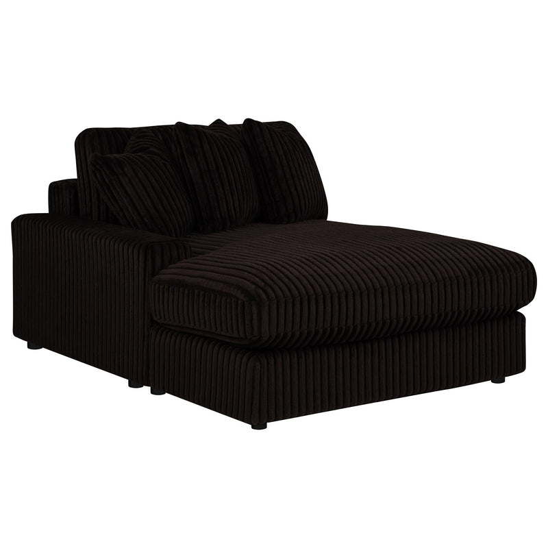 Blaine Upholstered Reversible Chaise Sectional Sofa Chocolate - 509879