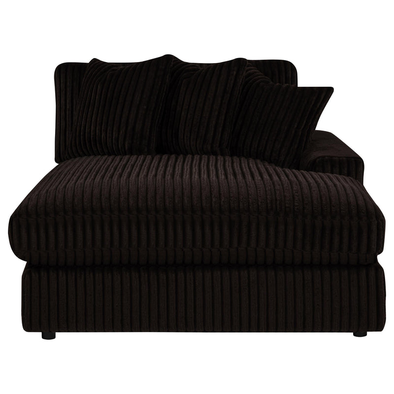 Blaine Upholstered Reversible Chaise Sectional Sofa Chocolate - 509879