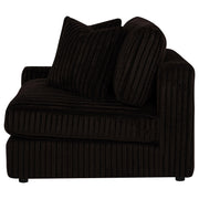 Blaine Upholstered Reversible Chaise Sectional Sofa Chocolate - 509879
