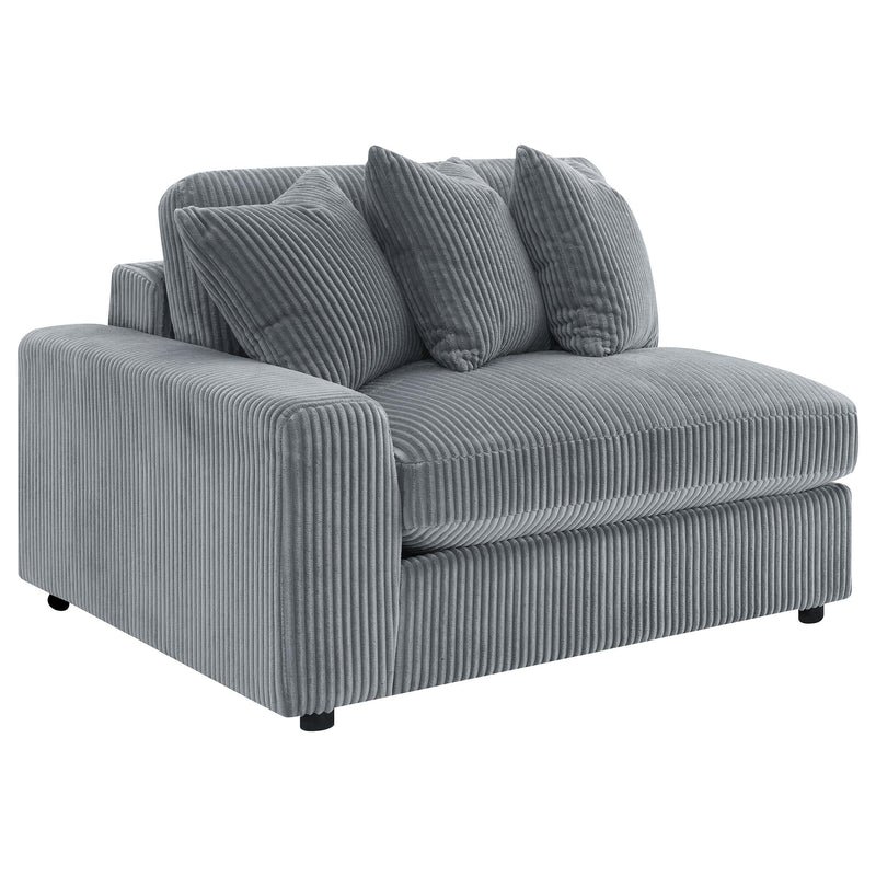 Blaine Upholstered Reversible Chaise Sectional Sofa Fog - 509900