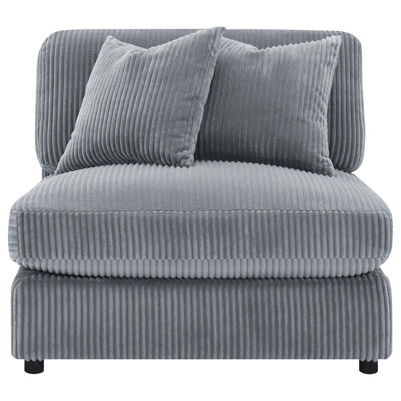 Blaine Upholstered Reversible Chaise Sectional Sofa Fog - 509900-SET