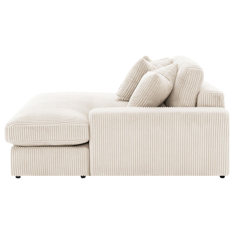 Blaine Upholstered Reversible Chaise Sectional Sofa Sand - 509899