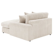 Blaine Upholstered Reversible Chaise Sectional Sofa Sand - 509899