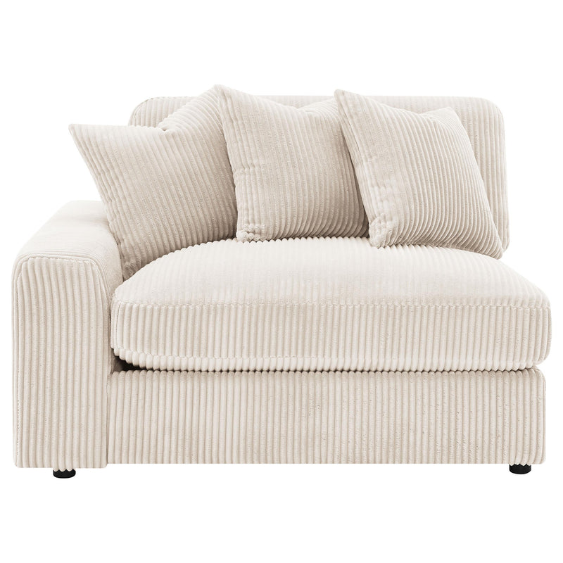 Blaine Upholstered Reversible Chaise Sectional Sofa Sand - 509899