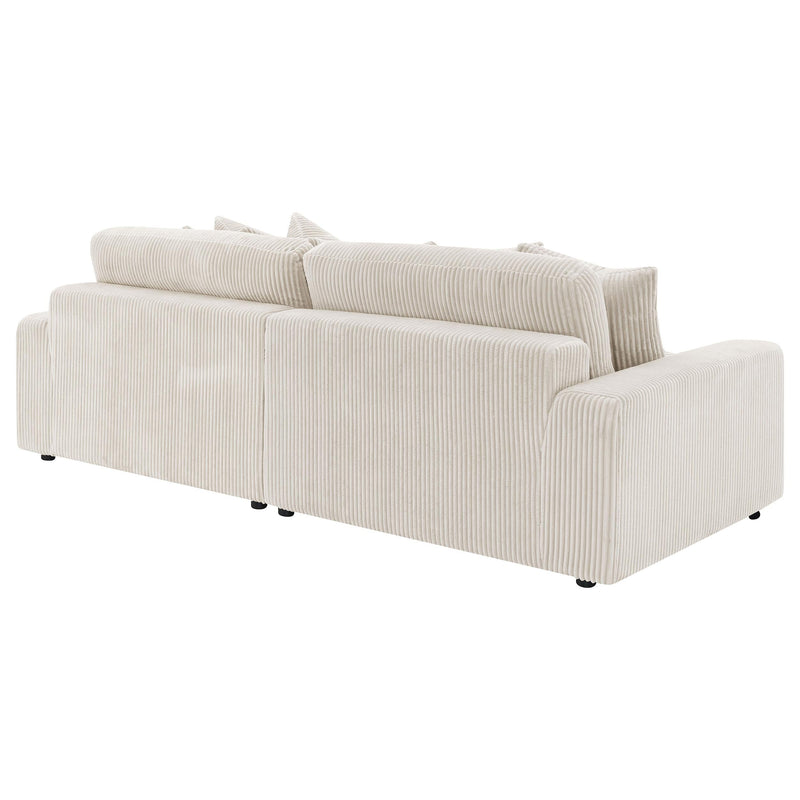 Blaine Upholstered Reversible Chaise Sectional Sofa Sand - 509899