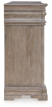 Blairhurst California King Panel Bed with Dresser and Nightstand in Light Grayish Brown - PKG019227