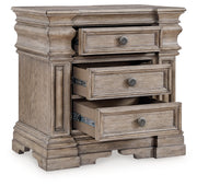 Blairhurst King Panel Bed with Dresser and Nightstand in Light Grayish Brown from Ashley - DMV Furniture