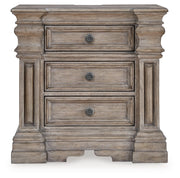 Blairhurst King Panel Bed with Dresser and Nightstand in Light Grayish Brown from Ashley - DMV Furniture
