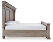 Blairhurst Light Grayish Brown King Panel Bed, Dresser, Chest and 2  Nightstands - B916B11